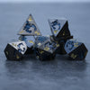 Monster Manual Dice - Gunmetal and Blue