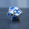 Monster Manual Dice - Silver and Blue