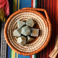 Peruvian Amazonite Stone Dice Set - Dice Around the World Collection