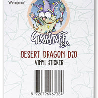 Sticker: Desert Dragon Waterproof Die Cut