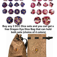 Specialty 14 Unusual DCC Dice Set - Venom Bolt