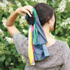 Disability Pride Scarf | Disability Flag Color Rainbow Stripe Bandana | 30" x 18"