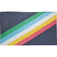 Disability Pride Scarf | Disability Flag Color Rainbow Stripe Bandana | 30" x 18"