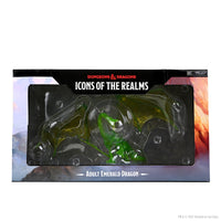 D&D: Icons of the Realms - Adult Emerald Dragon Premium Figure