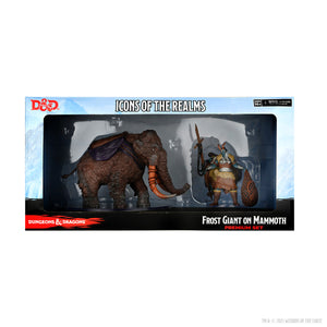 D&D: Icons of the Realms - Snowbound: Frost Giant and Mammoth (Premium Set)