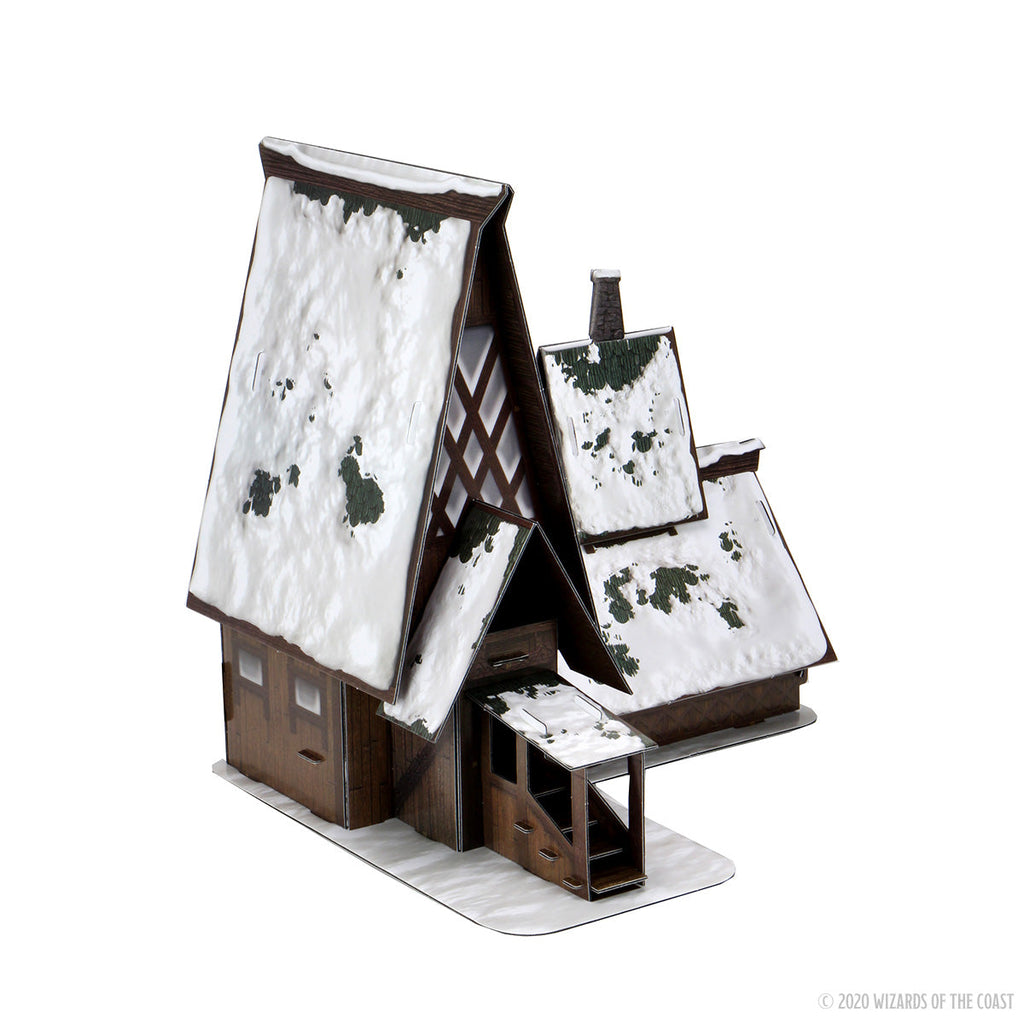 D&D: Icons of the Realms - Icewind Dale: Rime of the Frostmaiden - The Lodge Papercraft Set