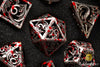 Bloody Dragon Metal RPG Dice Set - 7 Pieces