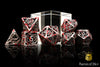 Bloody Dragon Metal RPG Dice Set - 7 Pieces