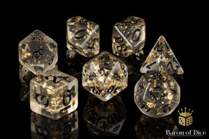 Fools Gold, Polyhedral Dice Set