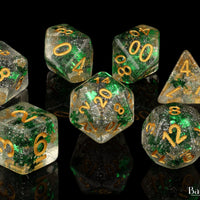 Lucky Shamrock, Polyhedral Dice Set