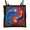 Dolphin within Yin Tang Tote Bag 18x18"