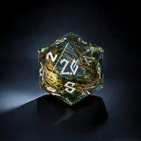 Enchanted Lake Silver Resin 30mm D20