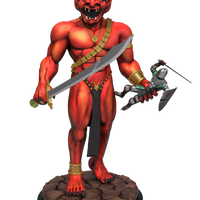 D&D: Efreeti Premium Statue