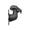 Electrum Metallic Dragon Wall-Mountable Bust