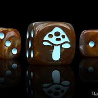 Shroom' Ice Blue 16mm Dice