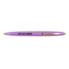 Fight Like A Woman Pen in Purple with Gold Accents