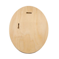 Trekell Ellipse Floater Panel -  Oval Wooden Canvas + Frame