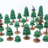 Dark Pine Forest Trees Terrain