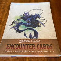 Encounter Cards (D&D) - Challenge Rating 0-6 PACK 1