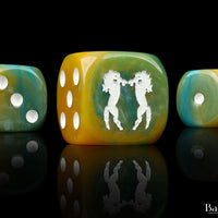 Fighting Horses 16mm Dice