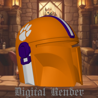 Mandalorian Collegiate Gridiron Helm