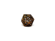 Hollow Dice of Divine Retribution - Legendary Gold D20