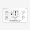 Icosahedron Decimal Dice Playmat