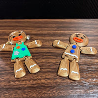 Flexi Gingerbread Man/Woman Ornament - 3D Printed Holiday Delight!