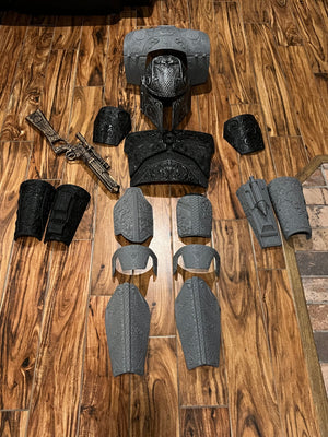 Baroque Mandalorian Armor Individual Pieces