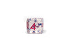 Translucent Starburst with Pink Numbering Dice Collection - 7 Piece Set