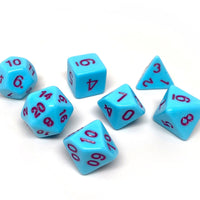 Powder Blue Opaque - 7 Piece Set