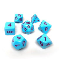 Powder Blue Opaque - 7 Piece Set