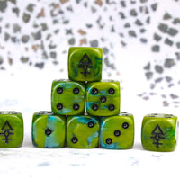 Reclusive Space Elf 16mm Dice 3