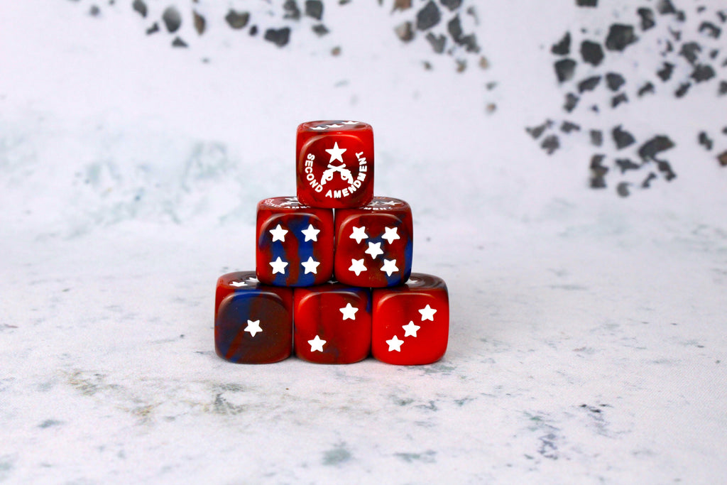 Second Amendment 16mm Dice