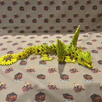 Sunflower Articulated Flexi Dragon