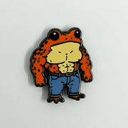 Buff Frog Pin