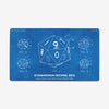 Icosahedron Decimal Dice Playmat