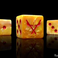 Men of the East, Crossed Pikes, Square 16mm Dice