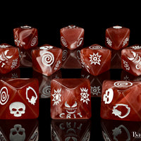 Bloody Symbiote, Dark, D8 Dice Set