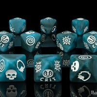 Moon Bolt, D8 Dice Set