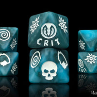 Moon Bolt, D8 Dice Set