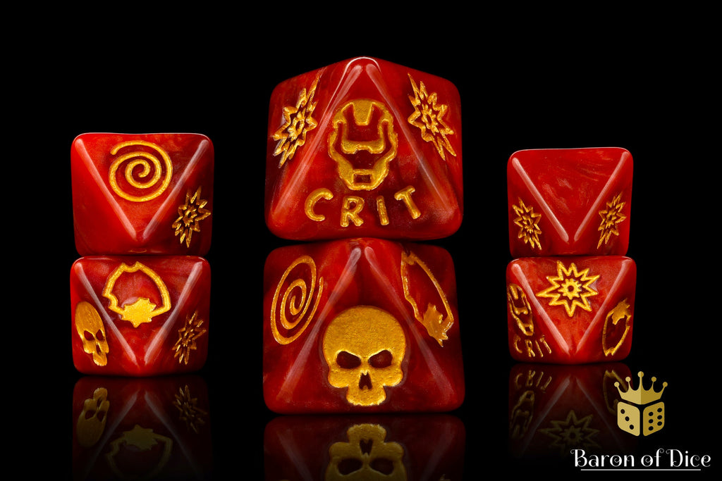 Armored Suit, D8 Dice Set