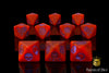 Menacing Mutants, Red Matte, D8 Dice Set