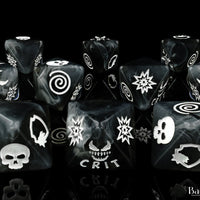 Symbiote, Dark, D8 Dice Set