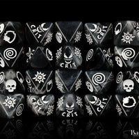 Symbiote, Dark, D8 Dice Set