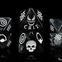 Symbiote, Dark, D8 Dice Set