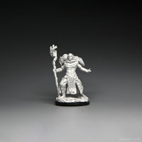 Magic: the Gathering - Unpainted Miniatures - Elf Fighter & Elf Cleric