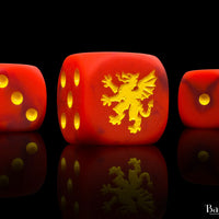 Heraldry, Red, 16mm Dice