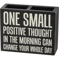 One Small Positive Thought Stationery Set | Giftable | Notebooks, Pencils, Pen Holder