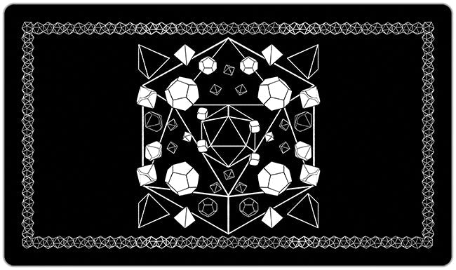 D20 Polyhedral Dice Set Playmat